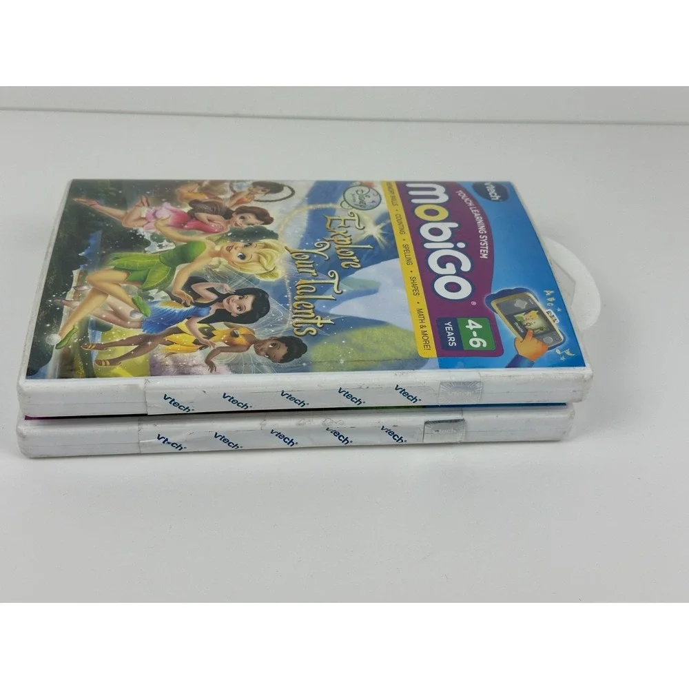 Vtech MobiGo Tinkerbell Talents & Dora the Explorer: Twins' Day BRAND NEW BF